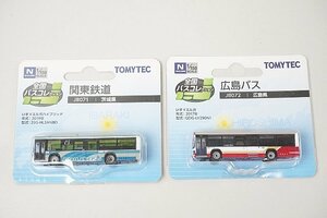 TOMYTEC トミーテック Nゲージ 全国バスコレクション 広島バス JB072 / 関東鉄道 JB071 2点セット