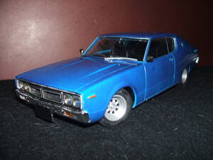 AOSHIMAアオシマ文化教材社1/24日産スカイライン2ドアHT2000GT-X(KGC110)完成品 NISSAN SKYLINE 2DOOR GT-X ニッサンスカGケンメリ