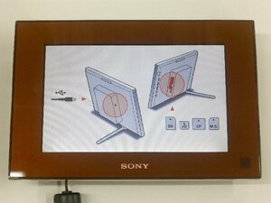 【USED・長期保管品】SONY/ソニー S-Frame ブラウン デジタルフォトフレーム DPF-D70