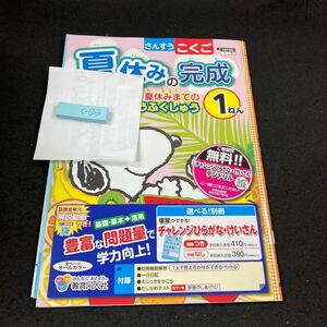 くー125 夏休みの完成 1ねん 教育同人社 スヌーピー 問題集 プリント 学習 ドリル 小学生 国語 算数 テキスト テスト用紙 文章問題※7