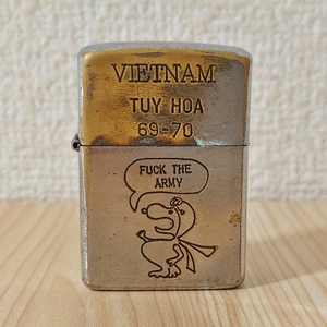 ベトナム VIETNAM キャラクター TUYHOA ZIPPO ジッポー 69-70 ヴィンテージ ミリタリー 当時物