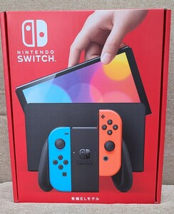 新品未開封品 Nintendo Switch 有機ELモデル ネオンブルー ネオンレッド 1円〜