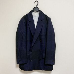 22awオーバーコートOVERCOATチェック柄ビッグシルエットダブルジャケットブルゾンコートエディションeditionマルニmarni