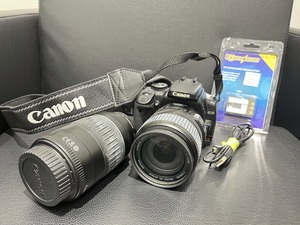 カメラ ☆オススメ☆ CANON キャノン EOS Kiss Digtal X EFS 17 85 レンズ デジタル 一眼レフ 55 200 ULTRASONIC セット 動作確認済