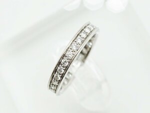 ◇【Cartier カルティエ】K18WG バレリーナ フルダイヤモンド リング ＃49