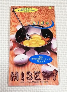 8㎝CD　hide　MISERY/MVDD-38/初回フォトカード封入