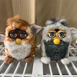 TONO★ 初代ファービー Furby タイガー 白茶 日本語版 TOMY