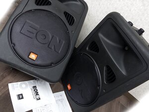 ▲JBL EON15 G2 パワードスピーカー ミキサー内蔵 400W 2台ペア PA SRスピーカー▲