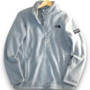 新品◆THE NORTH FACE◆裏ボア ロゴ刺繍 LOYALTON ZIP UP ロイヤルトン ジップアップ フリース ジャケット XL 灰◆ノースフェイス◆J2010a