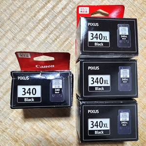 未使用 4点 CANON キヤノン 純正インクカートリッジ BC-340XL BC-340 60s25-0058-3