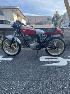 旧車HONDAホンダCB125S フルカスタム　改造　　セパハン　バックステップ