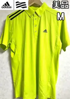 美品 アディダスゴルフ adidas GOLF メンズ 半袖ポロシャツ Mサイズ