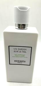 【9974】HERMES エルメス ナイルの庭 モイスチャライジング ボディローション 200ml 残5割ほど