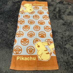 ピカチュウ スポーツタオル ポケットモンスター ポケモン ハンカチ ハンドタオル新品未使用