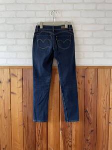 古着 LEVI’S REVEL レディース スキニー デニムパンツ 25インチ リーバイス ジーンズ ジーパン スリム Demi Curve denim jeans D