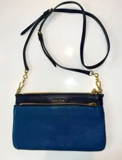 ミュウミュウ miumiu ショルダーバッグ マドラス レザー