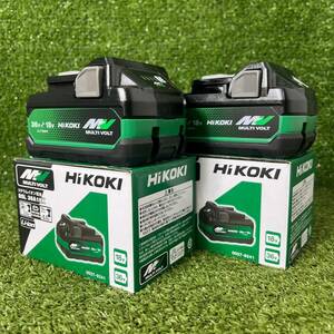 ★1円スタート★未使用2個セット HiKOKI ハイコーキ マルチボルトバッテリ リチウムイオン電池 BSL36A18X 純正 蓄電池 領収OK k0527-5