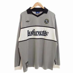 ラファイエット Lafayette CHAMPIONSHIP L/S SOCCER JERSEY サッカージャージー バックプリント XL グレー LA230201 /RK メンズ