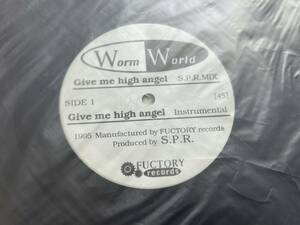 高瀬一矢 Worm World 「Give me high angel」アナログ盤 中古 FUCTORY RECORDS I