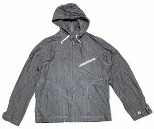 ■ COMME des GARCONS HOMME コムデギャルソン オム ■ ドット柄 フルジップ フーディー ジャケット グレー S