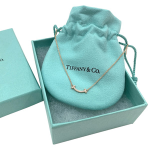 【未使用】TIFFANY&CO. ティファニー 《スマイル（ミニ） ペンダント》 ダイヤモンド アクセサリー ネックレス 18K ゴールド