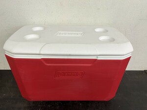 コールマン Coleman クーラーボックス 45L ポリライト48QT レッド アウトドア キャンプ 用品