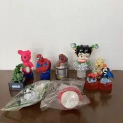 スパイダーマン　インクレディブル　他　ボトルキャップフィギュアまとめ売り‼️