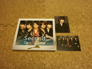 Sexy Zone【Sexy Second】★アルバム★初回限定盤B・CD+DVD★トレカ2枚封入（集合・マリウス葉）★