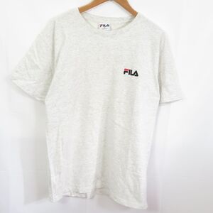 90s FILA USA製 霜降り Tシャツ sizeM/フィラ 0103