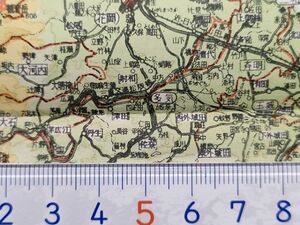 mB24【地図】三重県 昭和31年 裏に津/四日市市街図[諏訪駅 近鉄旧四日市駅 津新地-結城神社前駅 東宝 ラジオ劇場 諏訪劇場 三重劇場 弥生館