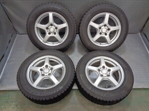 国産バリ山!! ヨコハマ スタッドレスタイヤ 195/65R15 ホイール 15インチ 114.3 5H 5穴 ノア ヴォクシー セレナ プリウスα ステップワゴン