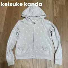 keisuke kanda パーカー 水玉 リボン飾り