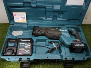 バッテリー1個★マキタ(Makita) 充電式レシプロソー 40Vmax2.5Ah バッテリ 充電器 ケース付 JR002G 中古品 240922