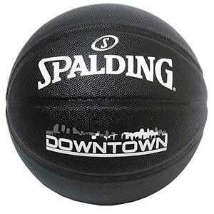 SPALDING(スポルディング) バスケットボール ダウンタウン PU コンポジット ブラック 7号球 76-586J バスケ