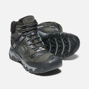 2.6万★試着程度 超美品 防水 KEEN キーン メンズ リッジ フレックス ミッド ウォータープルーフ KEEN RIDGE FLEX MID WP レザー 本革 27