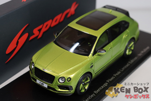 USED S=1/43 Spark スパーク S7794 2018 Bentley ベントレー Bentayga Pikes Peak Limited Edition by Mulliner 中国製 現状渡し