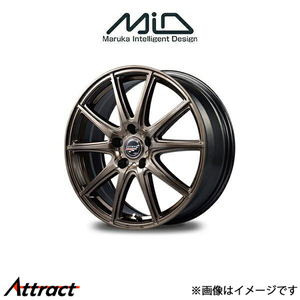 MID ファイナルスピード GRボルト アルミホイール 4本 MPV LY3P(18×7J 5-114.3 INSET48 ハイメタブロンズ)FINALSPEED GR VOLT