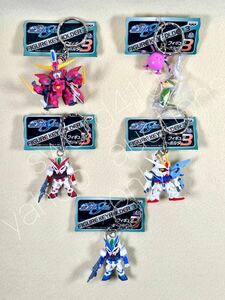 ★バンプレスト★機動戦士ガンダムシード★フィギュアキーホルダー3★全5種フルコンプ★HGIF★HG★バンダイ ★イージスガンダム★