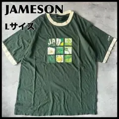 【超レア】 JAMESON ジェイムソン リンガーTシャツ グリーン 古着