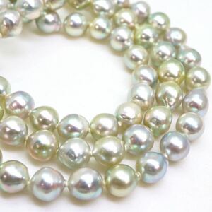 テリ良し!!＊アコヤ本真珠ネックレス＊j 約23.4g 約45.0cm 約6.0~6.5mm珠 あこや パール pearl necklace jewelry silver DA0/DA0