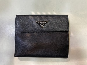 期間限定セール 【送料無料】 プラダ PRADA コンパクトウォレット ブラック系