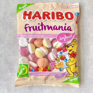 HARIBO【日本未販売】fruitmania Joghurt 160g ヨーグルト　ミルク　ソフトキャンディ