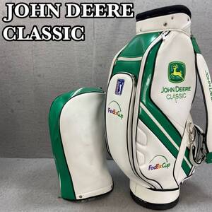 JHON　DEERE　CLASSIC ジョンディアクラシック　メンズゴルフキャディバッグ　カート式　　9型（約23cm）　5分割　4.3Kg　PUレザーエナメル