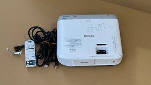 簡易チェック★動作品 EPSON エプソン プロジェクター EB-960W ランプ点灯時間28H/10H☆投影OK★ES1604