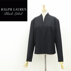 ◆RALPH LAUREN BLACK LABEL ラルフローレン ブラックレーベル ウール ジャケット チャコール 15 大きいサイズ