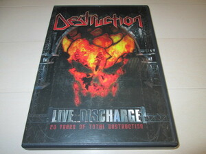 DESTRUCTION　「LIVE...DISCHARGE」　LIVE DVD　ジャーマン・スラッシュ