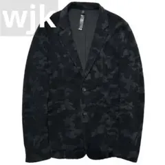 定価5.5万 wjk CAMO JACQUARD TAILOREDジャケット S