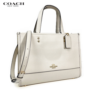 COACH コーチ レディース バッグ ショルダーバッグ トート バッグ デンプシー キャリオール レザー CO976 チョーク アウトレット 新品