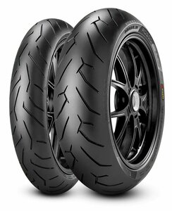 ※前後セット 国内正規品 PIRELLI DIABLO ROSSO II　120/70ZR17 58W &190/50ZR17 73W TL 品番:2068600 　　隼 ZZR1400 FZ-1 GSX-S1000F