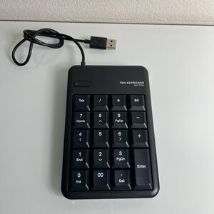 ELECOM テンキー USB接続 ブラック TK-TCM011